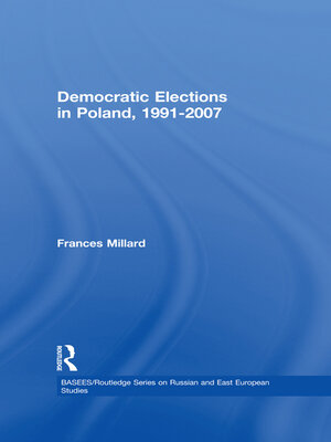 cover image of Democratic Elections in Poland, 1991-2007